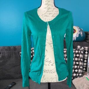 Express Lightweight Crew Neck Cardigan, Small